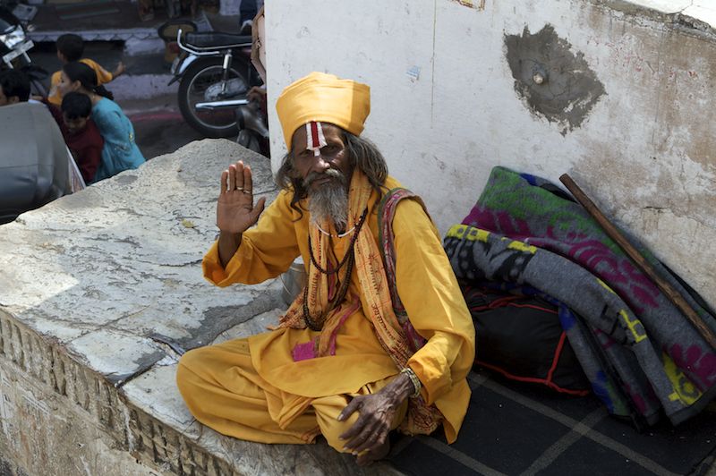 sadhu in udaipur