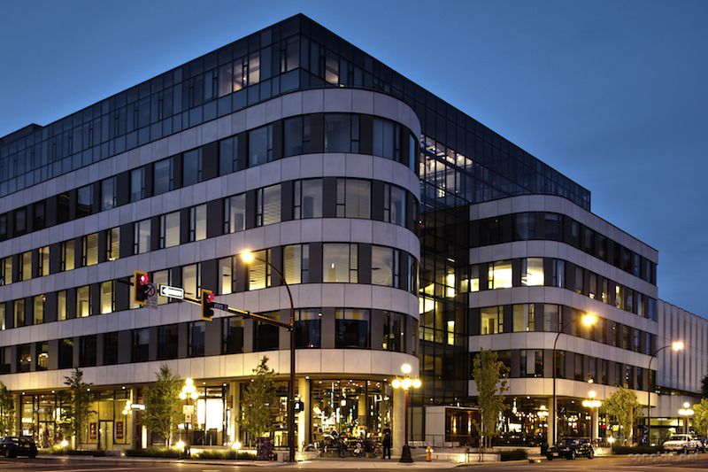 atrium at night